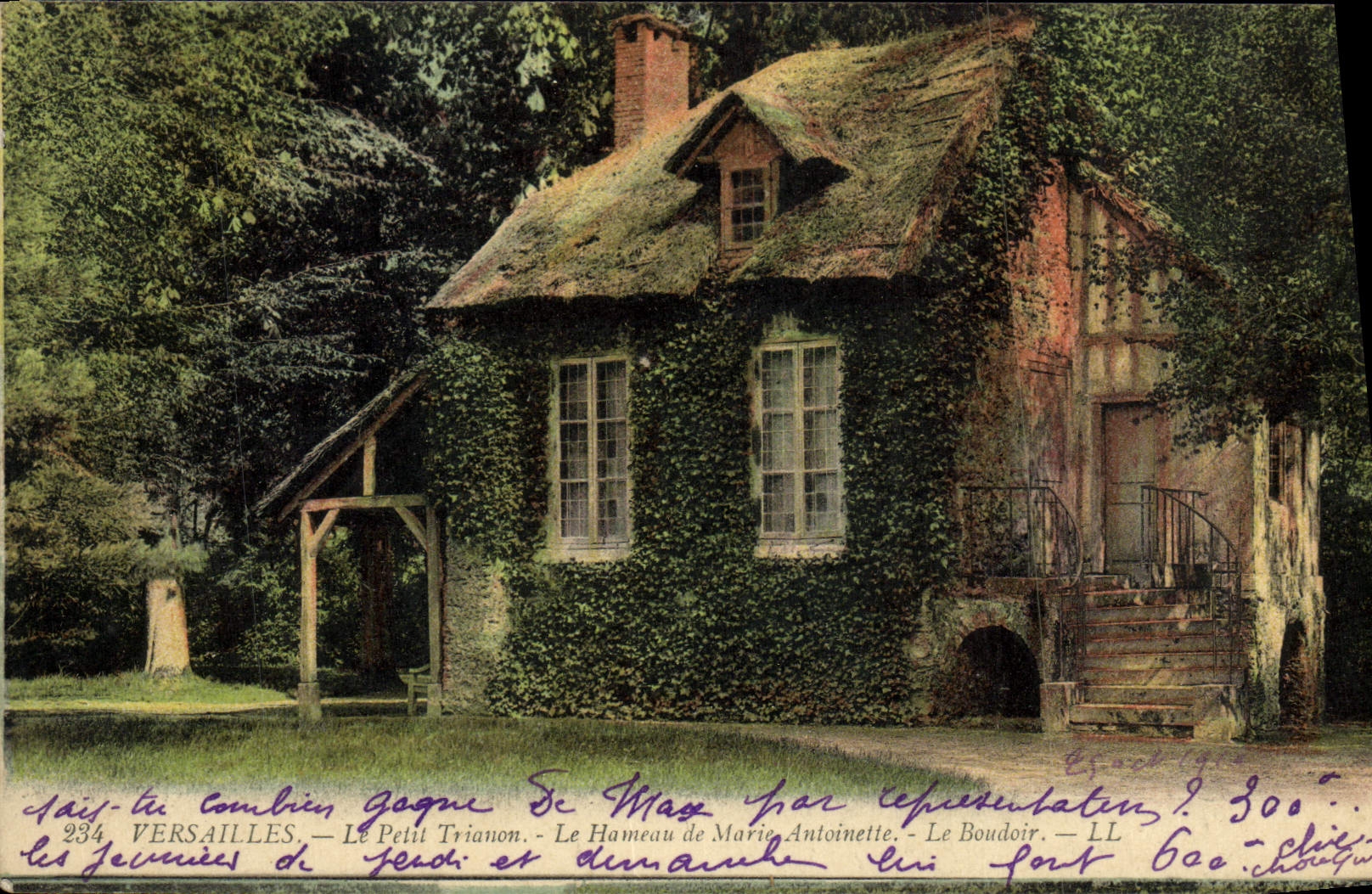 CPA Versailles Le Petit Trianon Le Hameau De Marie Antoinette Le Boudoir