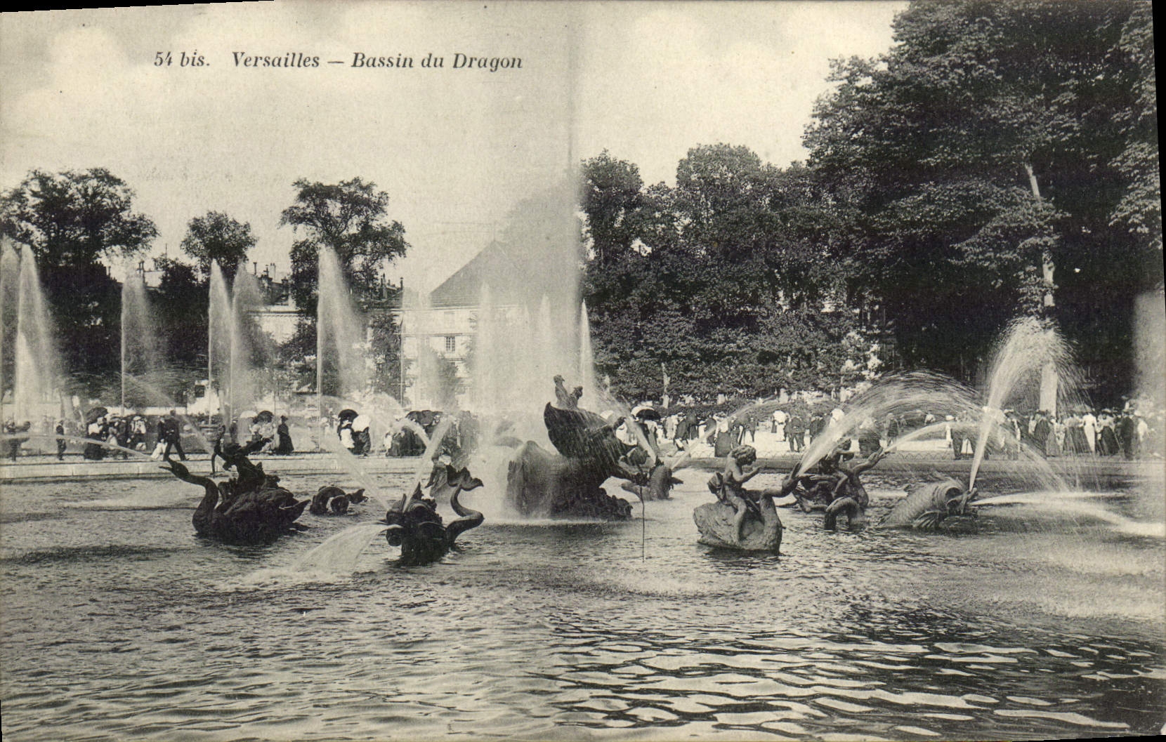 CPA Versailles Bassin Du Dragon