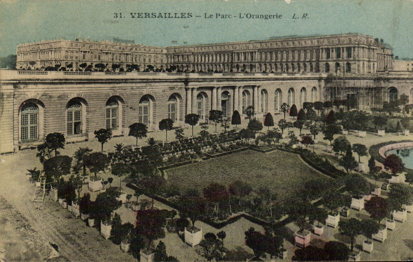 CPA Versailles Le parc l'orangerie