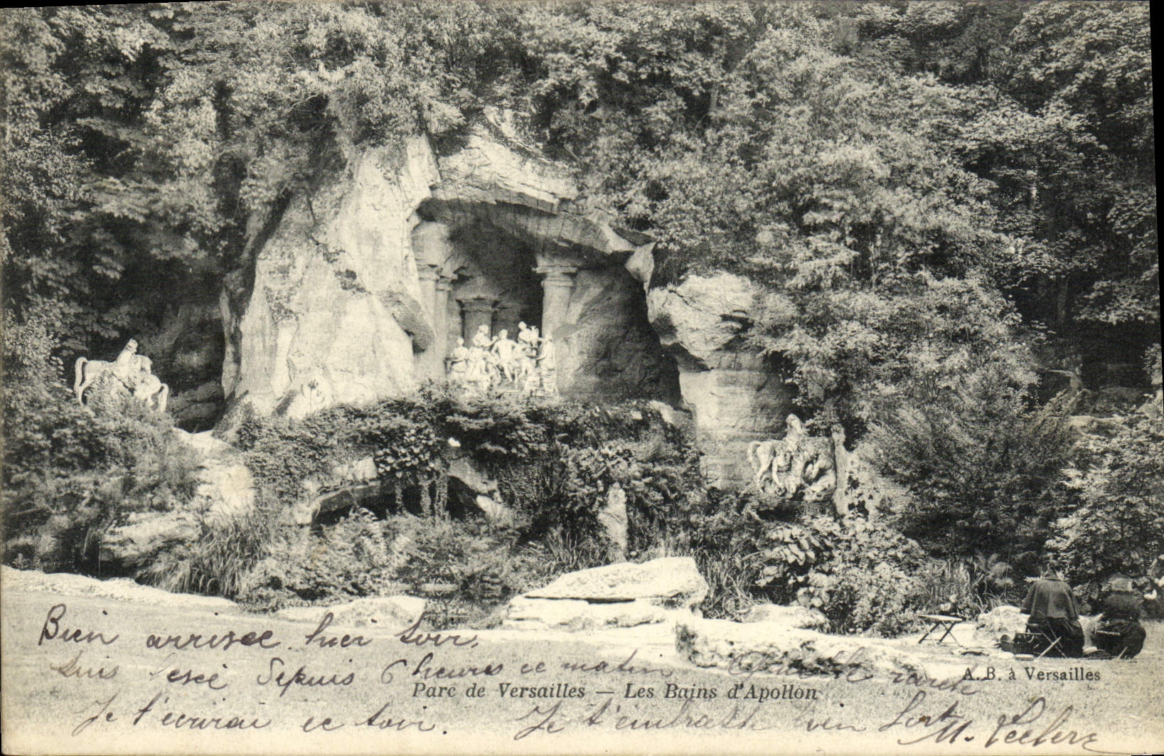 Parque de la POSTAL de la VENDIMIA de baños de Versalles de Apolo