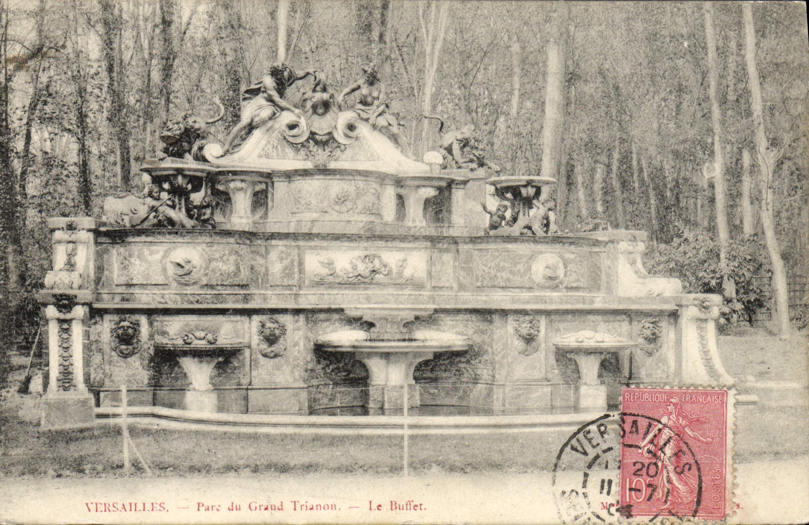 CPA Versailles Parc Du grand trianon le buffet