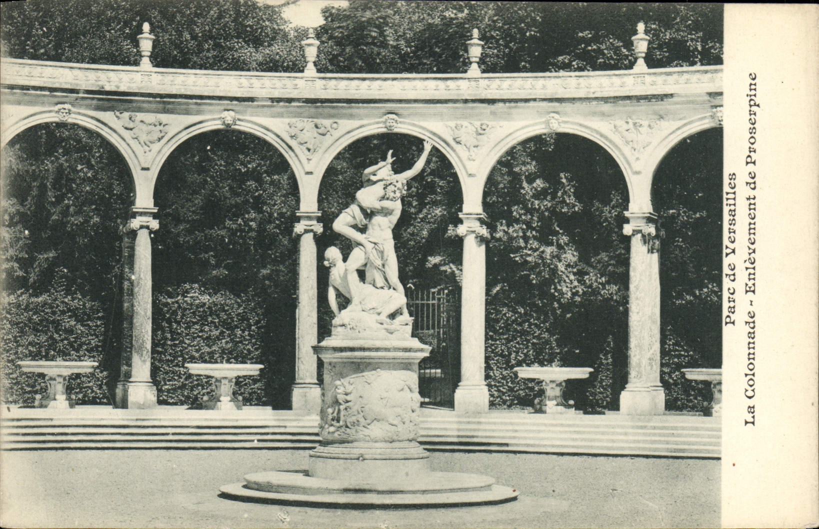 CPA Parc De Versailles La Colonnade enlevement de Proserpine