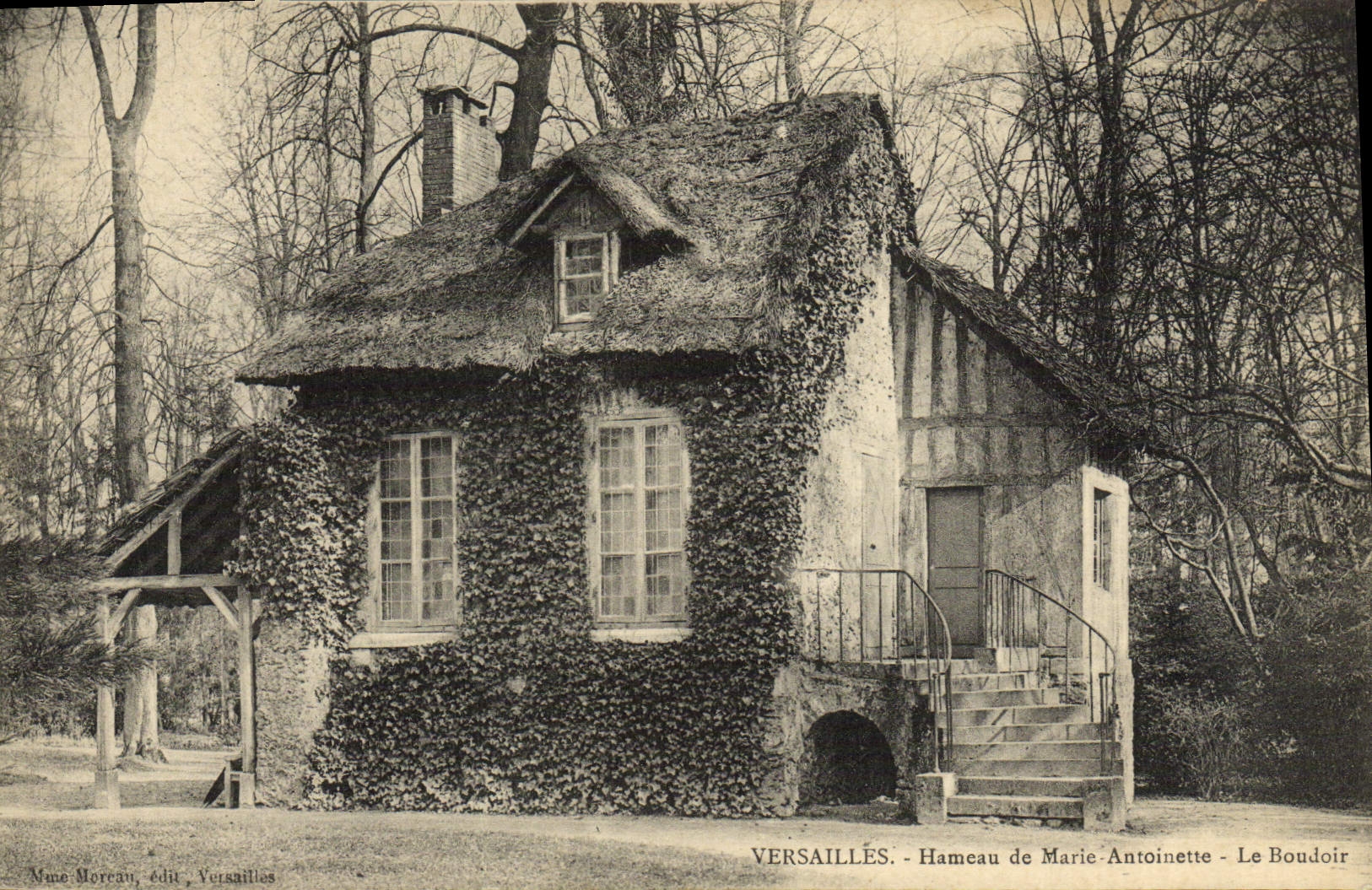 CPA Versailles Hameau De marie antoinette le boudoir