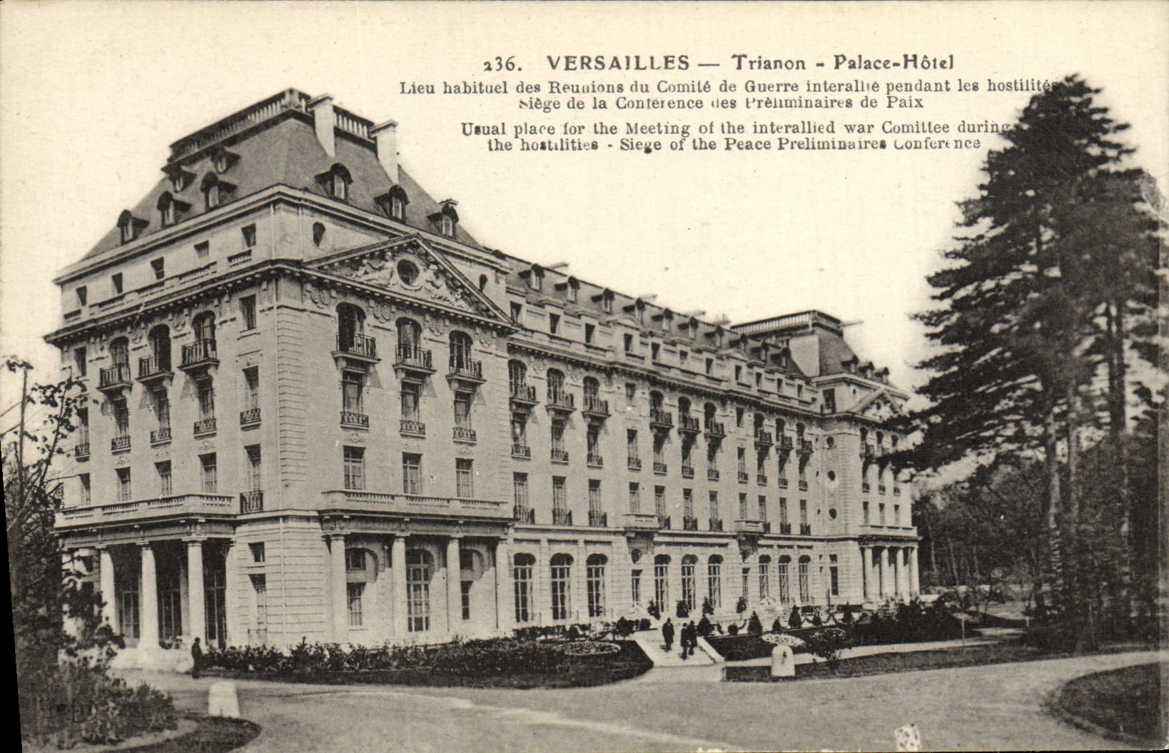 CPA Versailles Trianon Palace Hotel