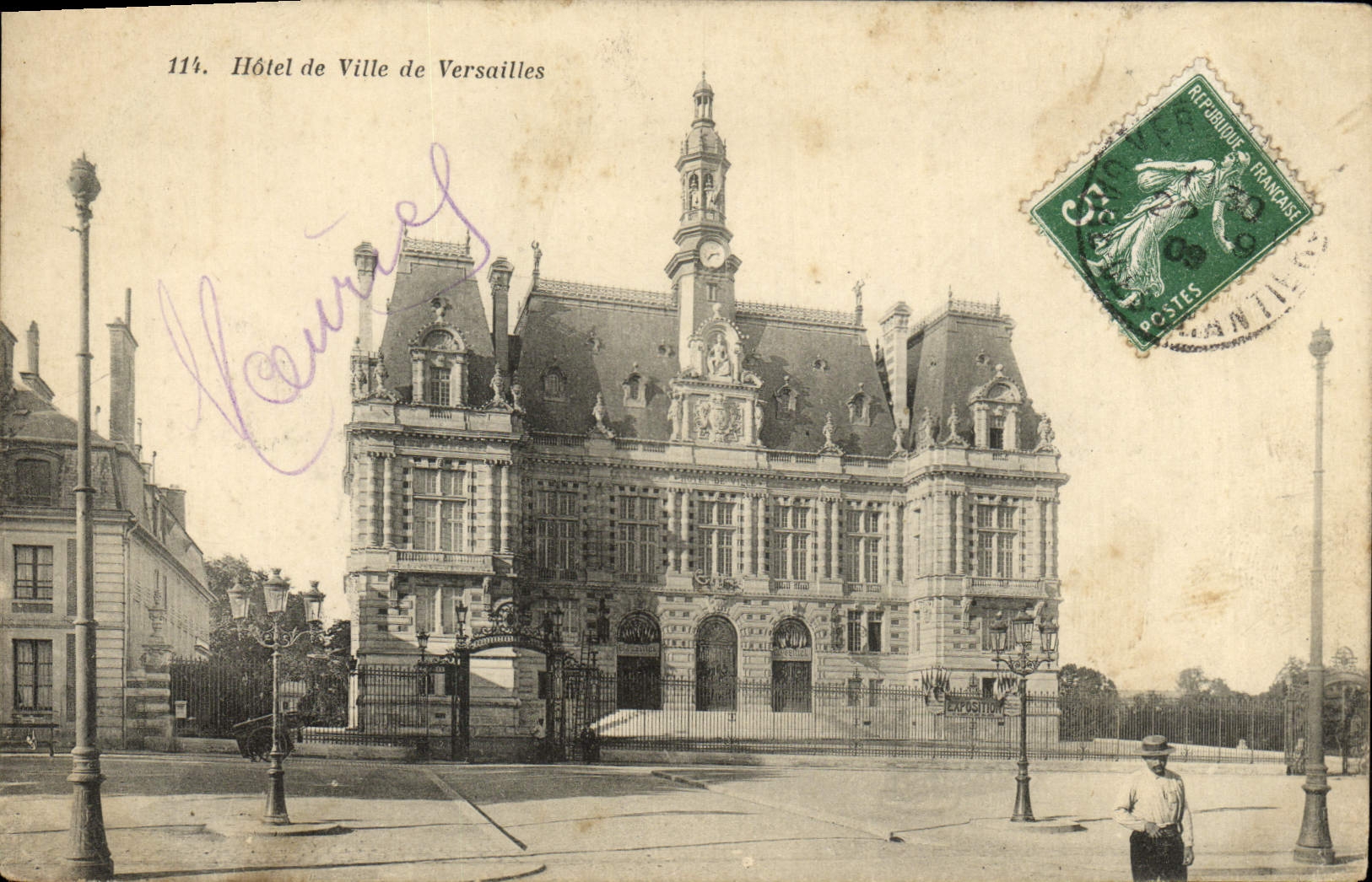 CPA Hotel de ville de Versailles
