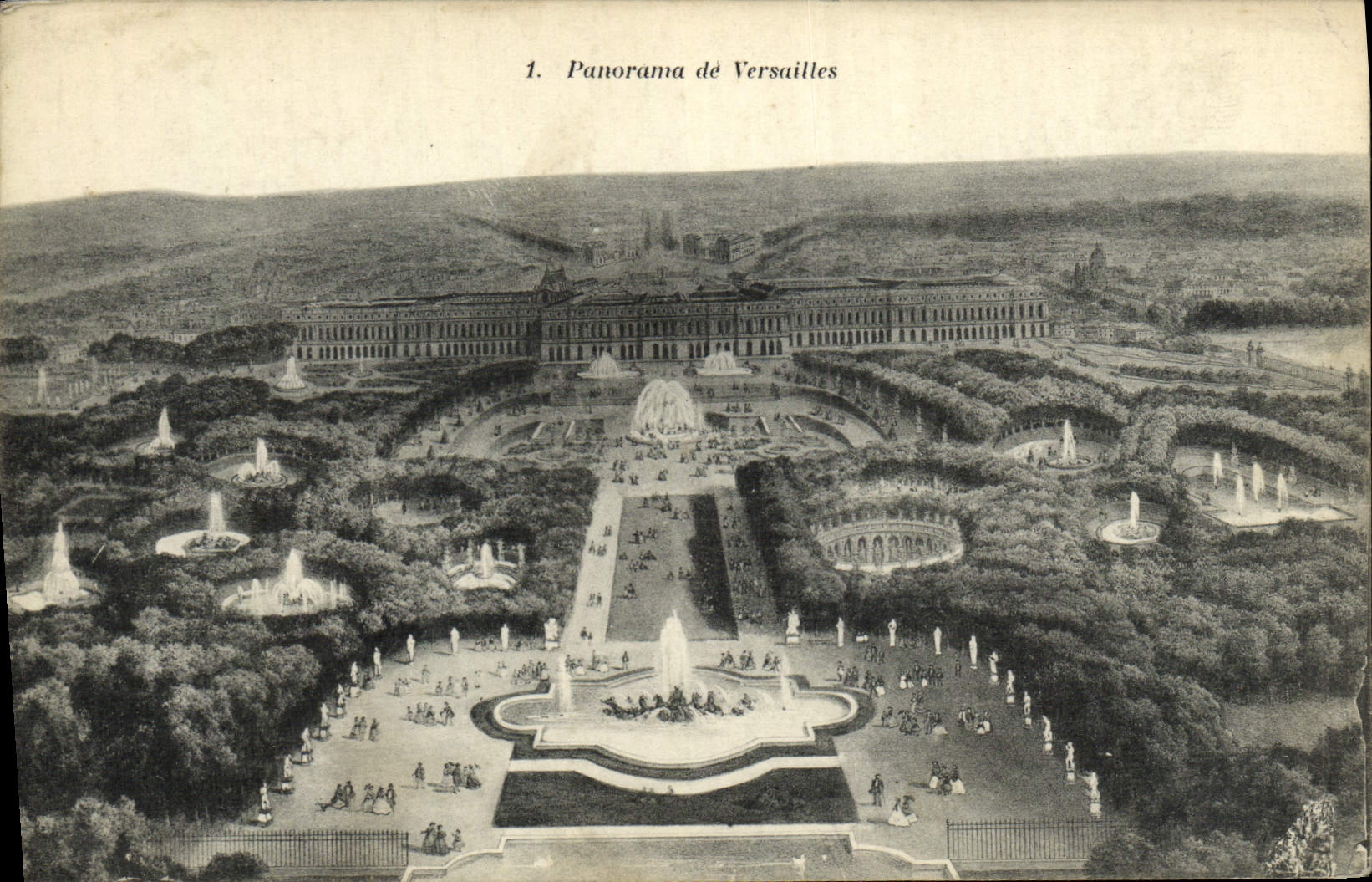 CPA Panorama De Versailles