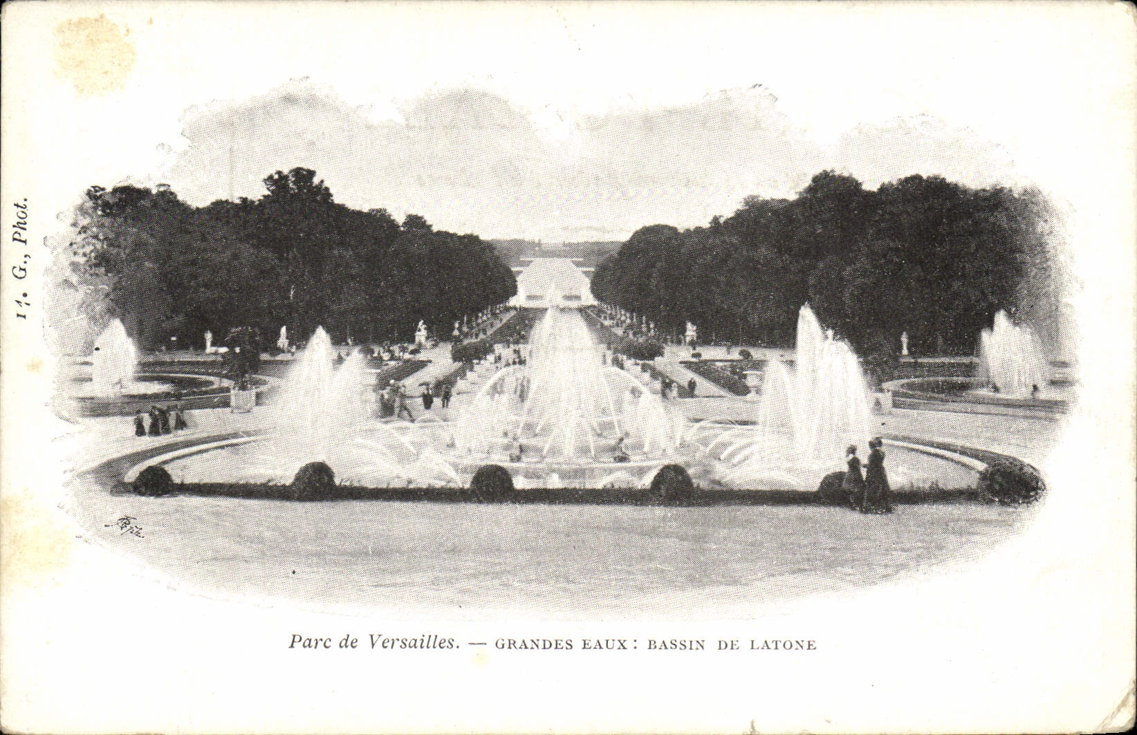 CPA Parc De Versailles Grandes Eaux Bassin De Latone