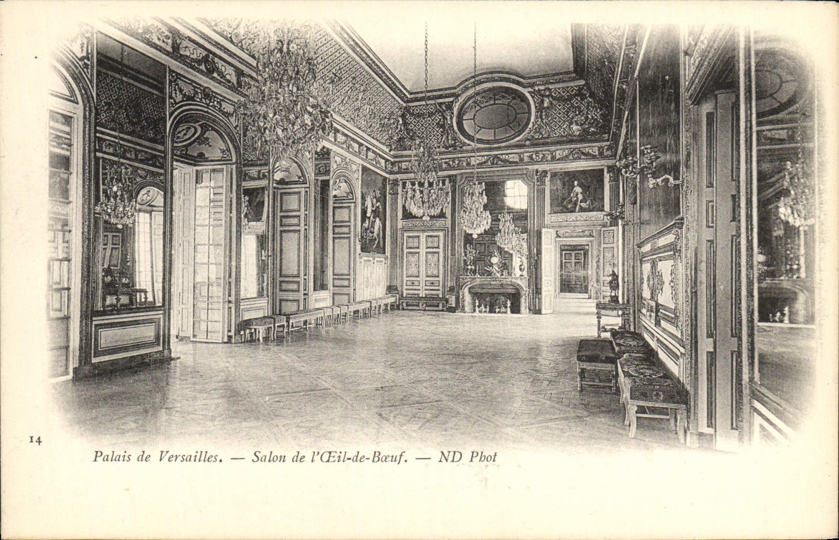 CPA Palais De Versailles Salon De l'oeil de bocuf