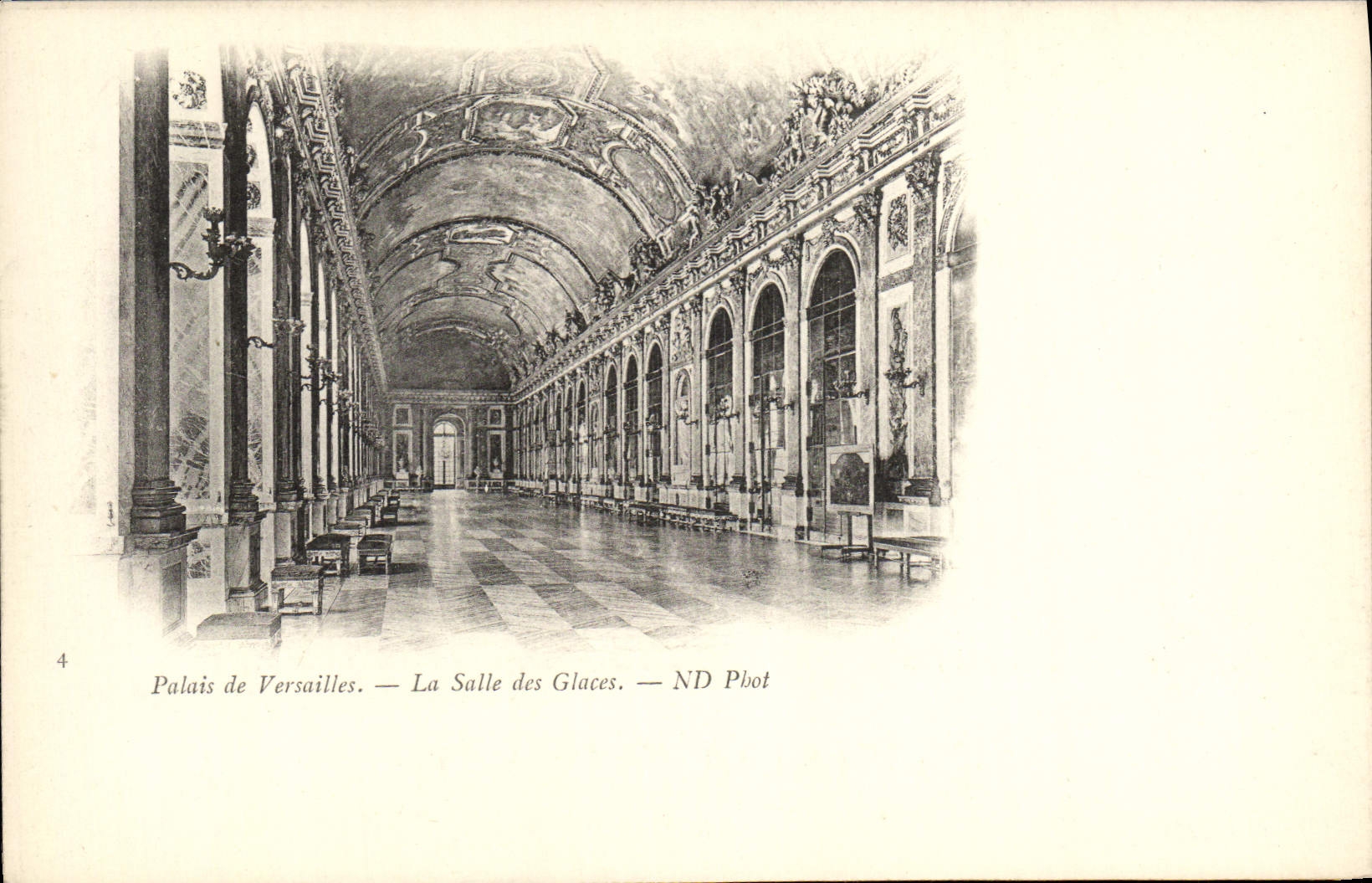 CPA Palais De Versailles La salle Des Glaces