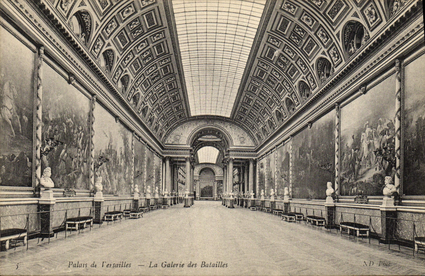 CPA Palais De Versailles La Galerie Des Batailles