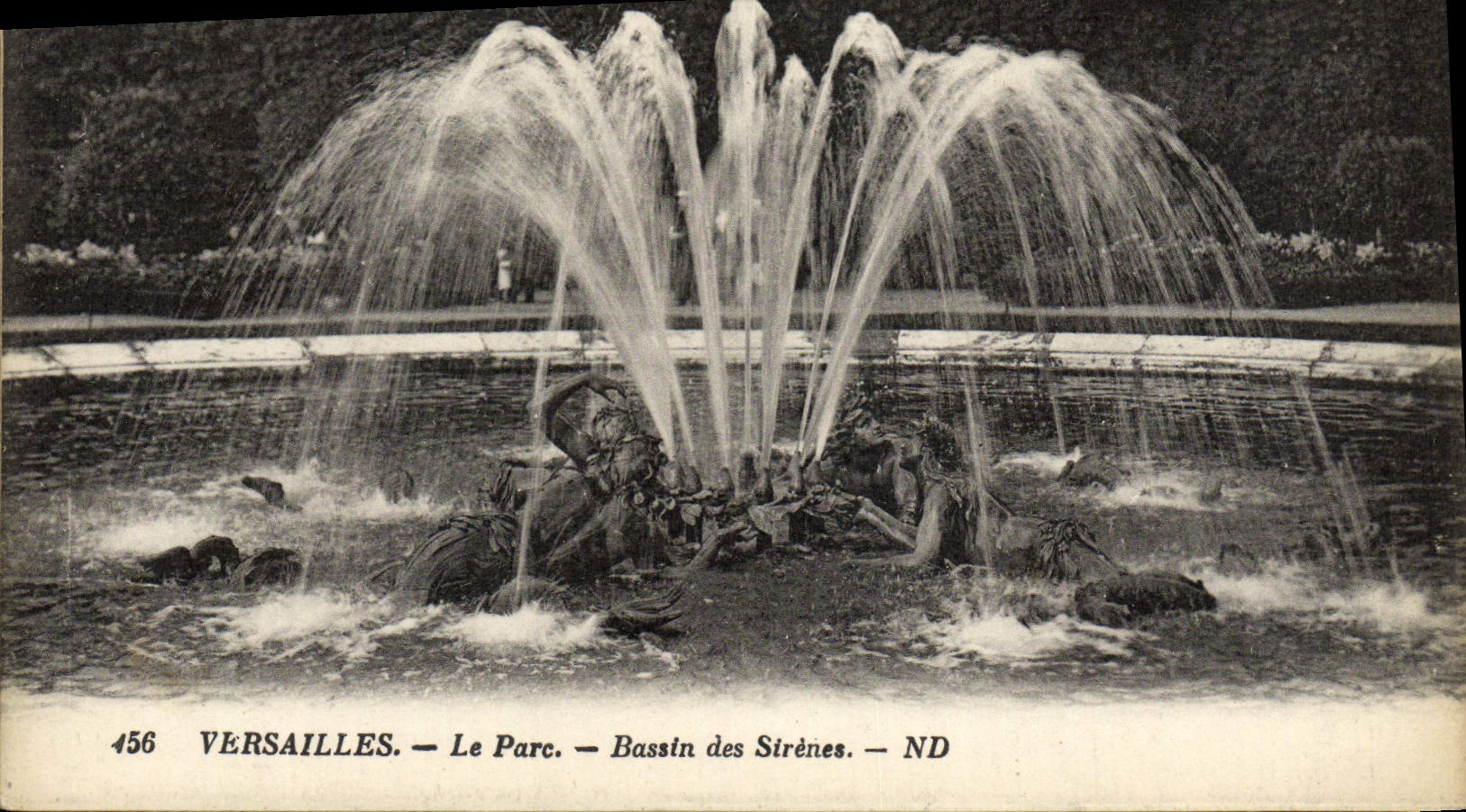 CPA Versailles Le Parc Bassin Des Sirenes