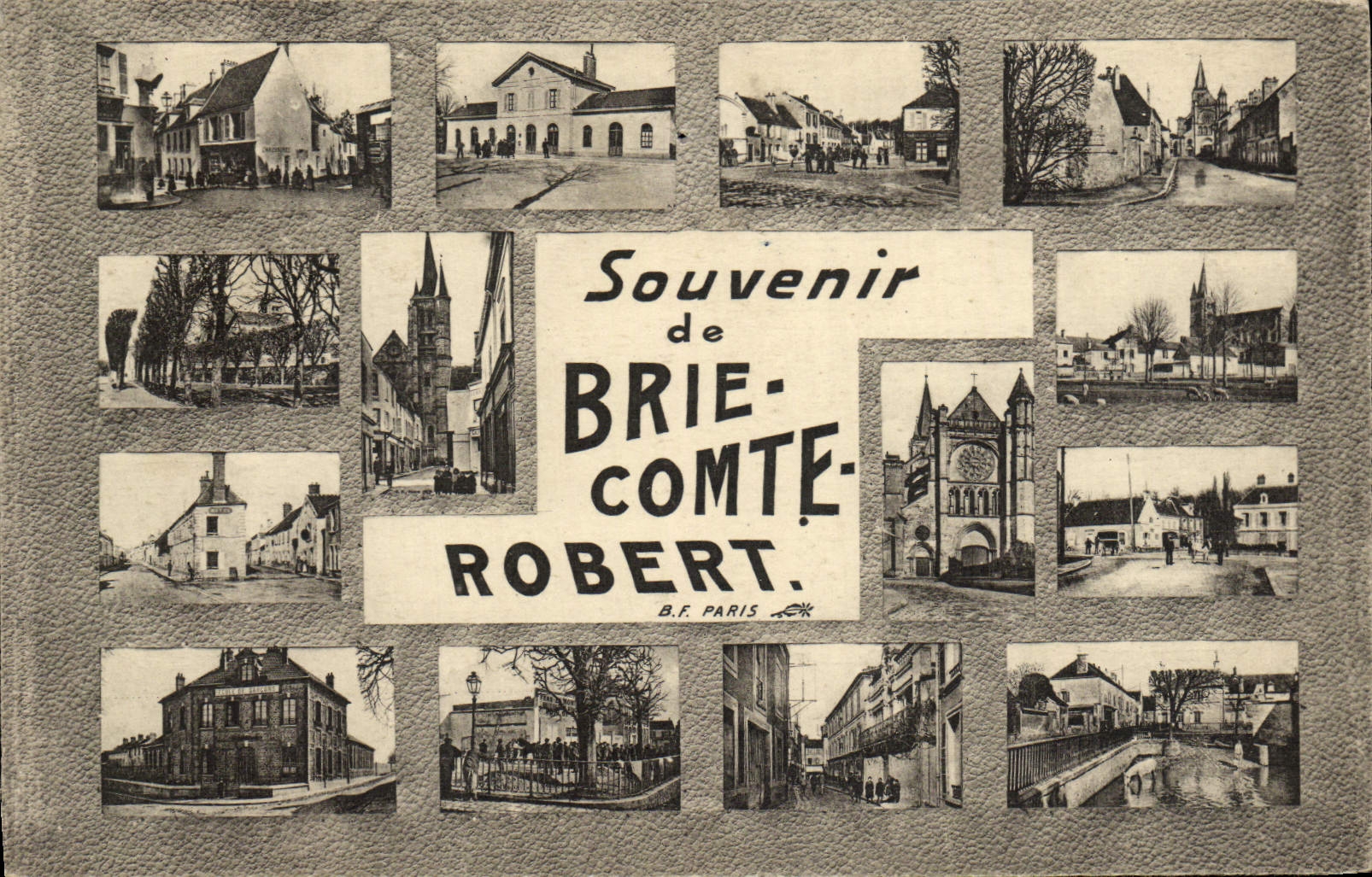 VINTAGE POSTCARD To remember Of Brie Count Robert