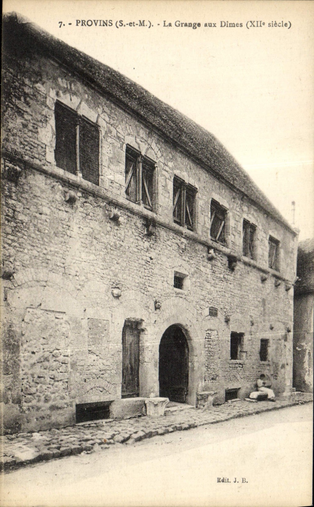 VINTAGE POSTCARD Layered branches the Barn In Dimes