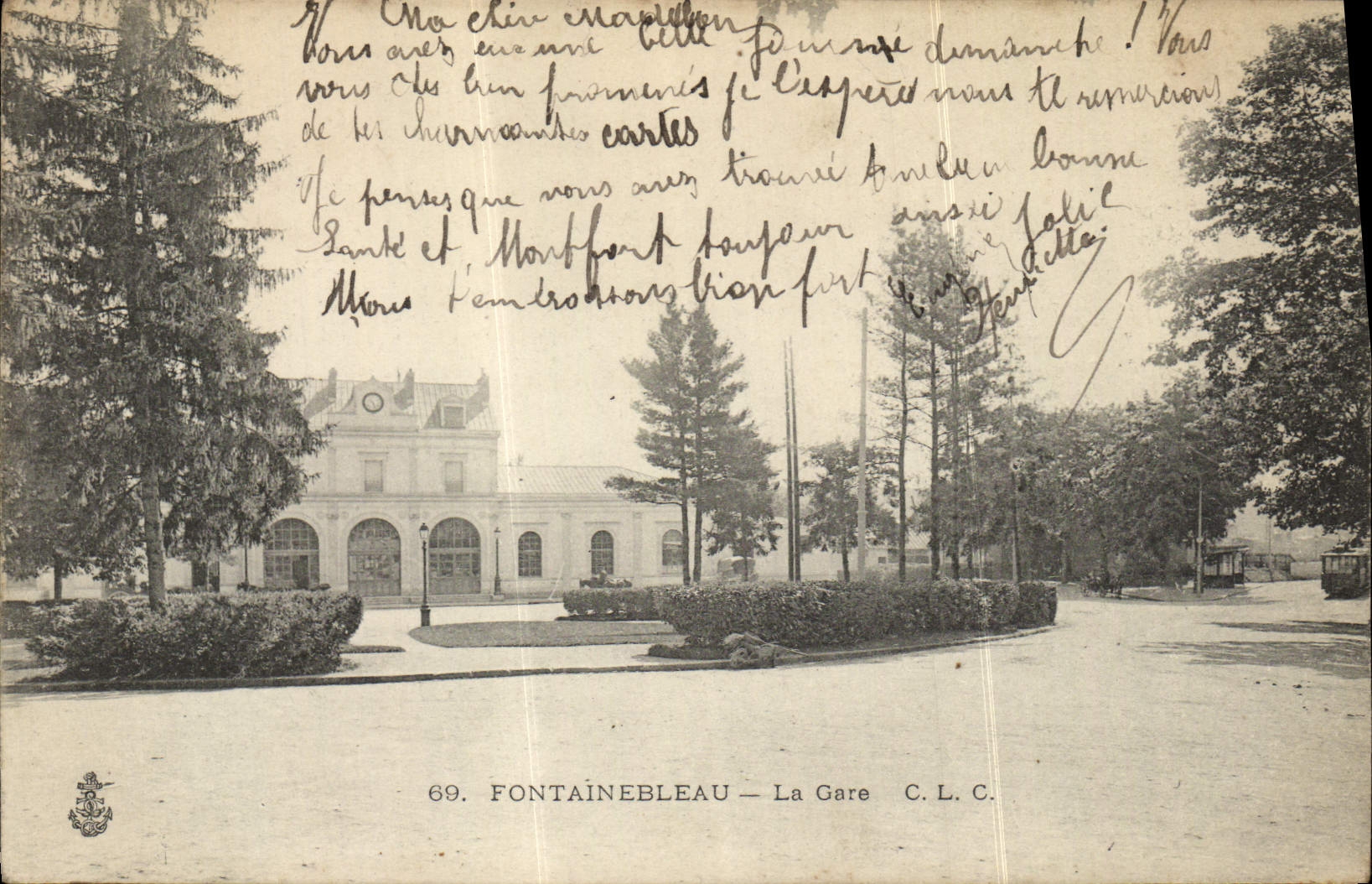 CPA Fontainebleau La Gare