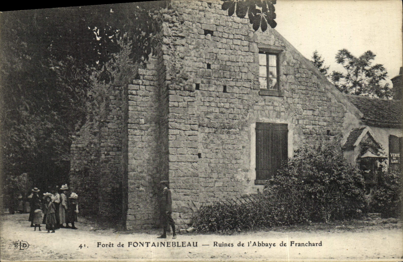 CPA Foret De Fontainebleau Ruines De l'Abbaye De Franchard