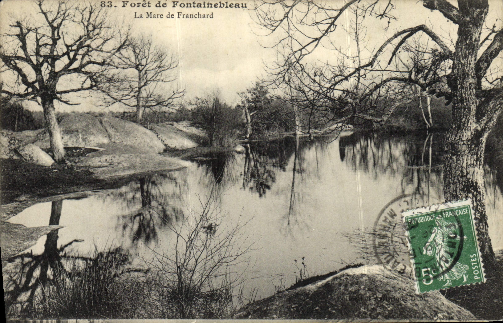 CPA Foret De Fontainebleau La Mare De Franchard