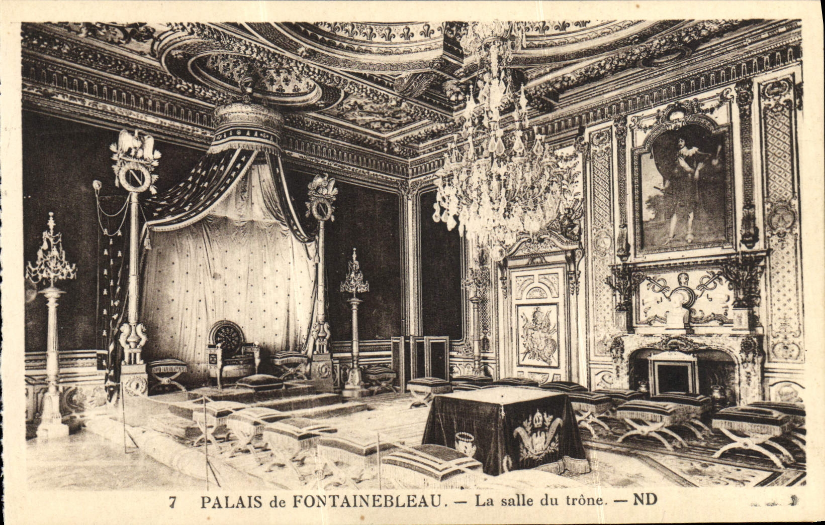 CPA Palais De Fontainebleau La Salle Du Trone