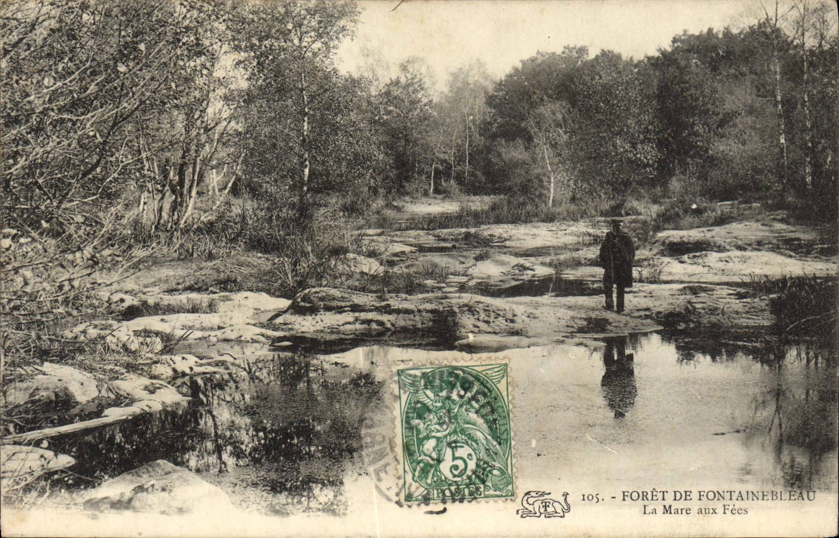 CPA Foret De Fontainebleau La Mare Aux Fees