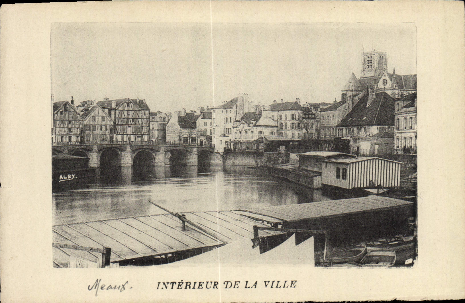 CPA Meaux Interieur De La Ville