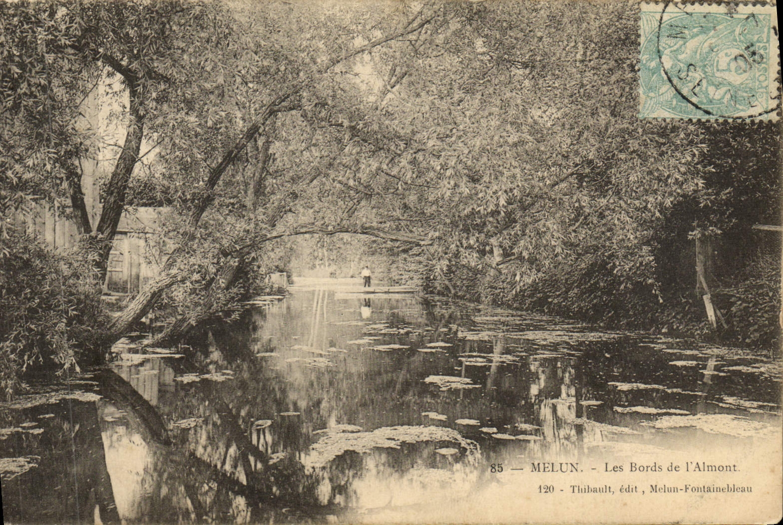 CPA Melun Les Bords De l'Almont