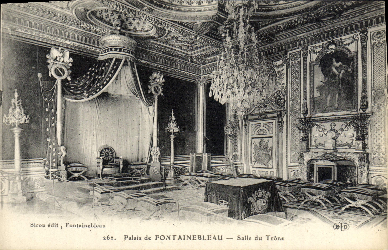 CPA Palais De Fontainebleau Salle Du Trone