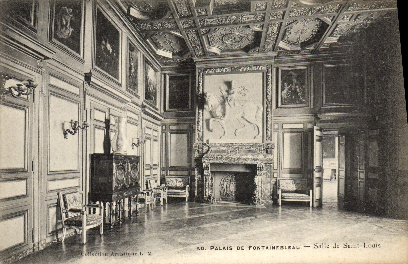 CPA Palais De Fontainebleau Salle De Saint Louis