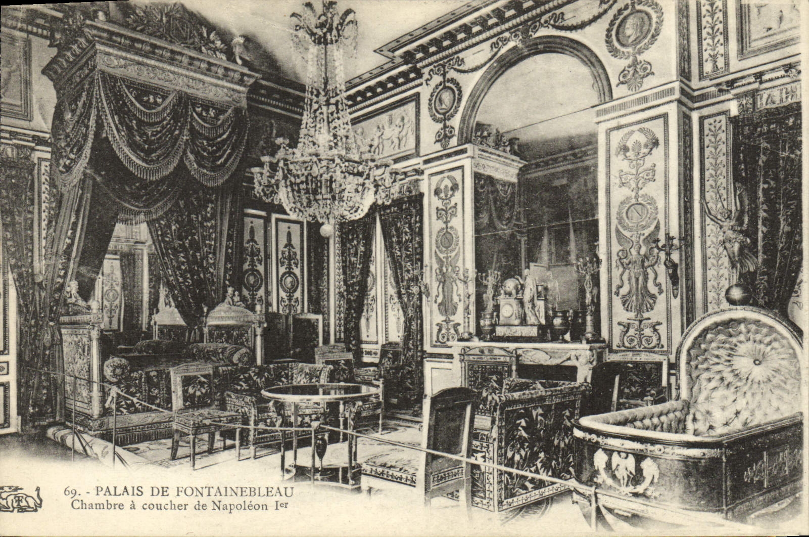 CPA Palais De Fontainebleau Chambre A Coucher De Napoleon 1er