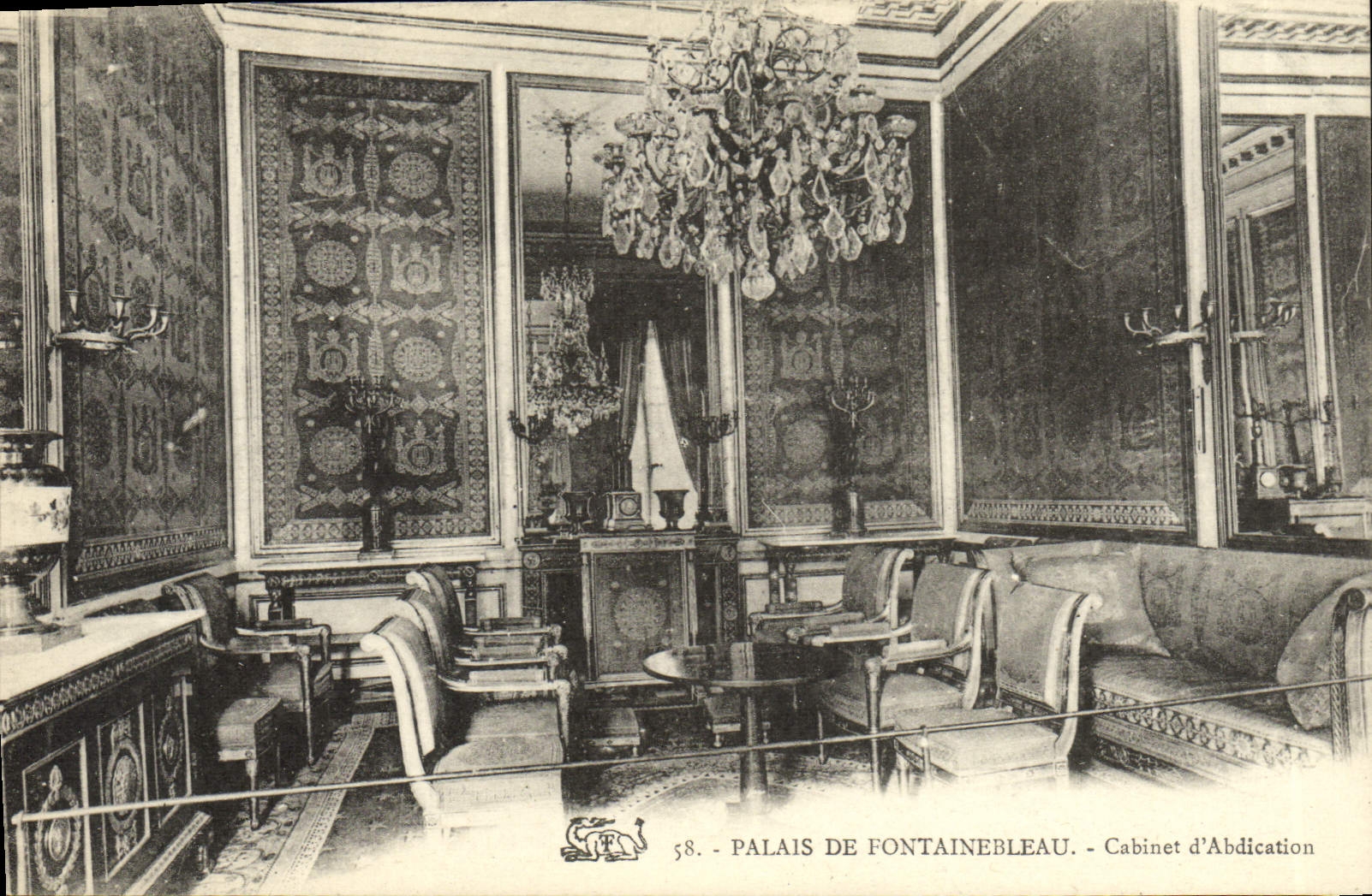CPA Palais De Fontainebleau Cabinet D'Abdication