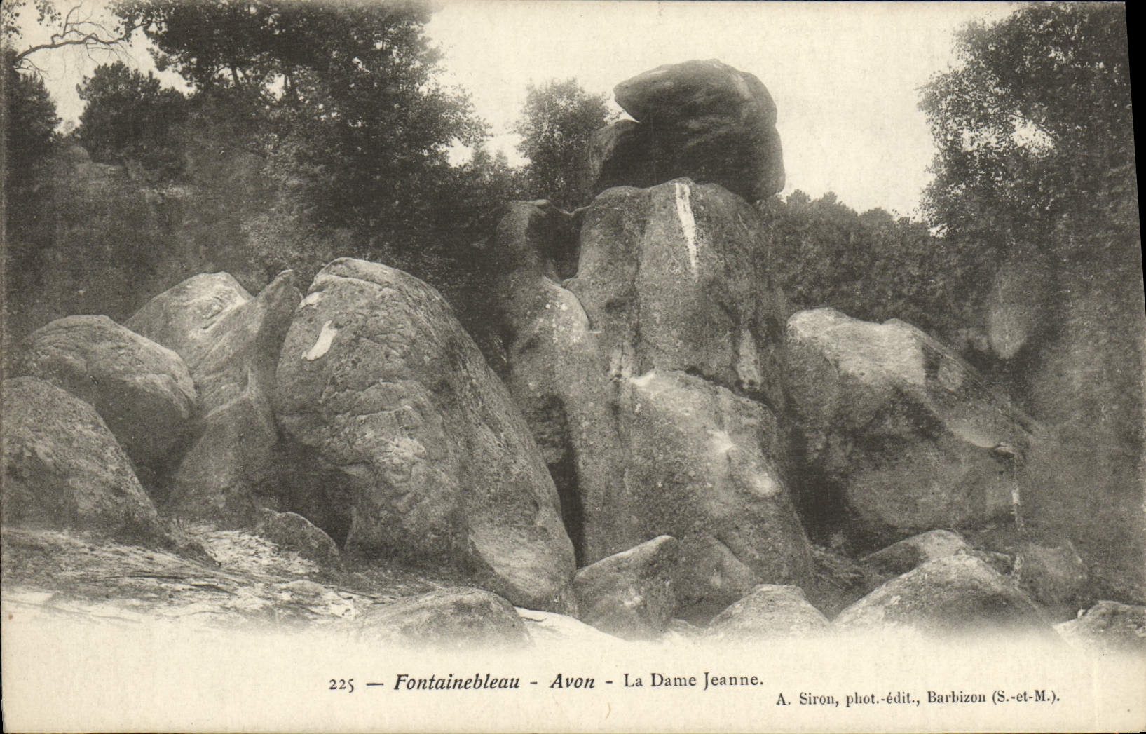 CPA Fontainebleau Avon La Dame Jeanne