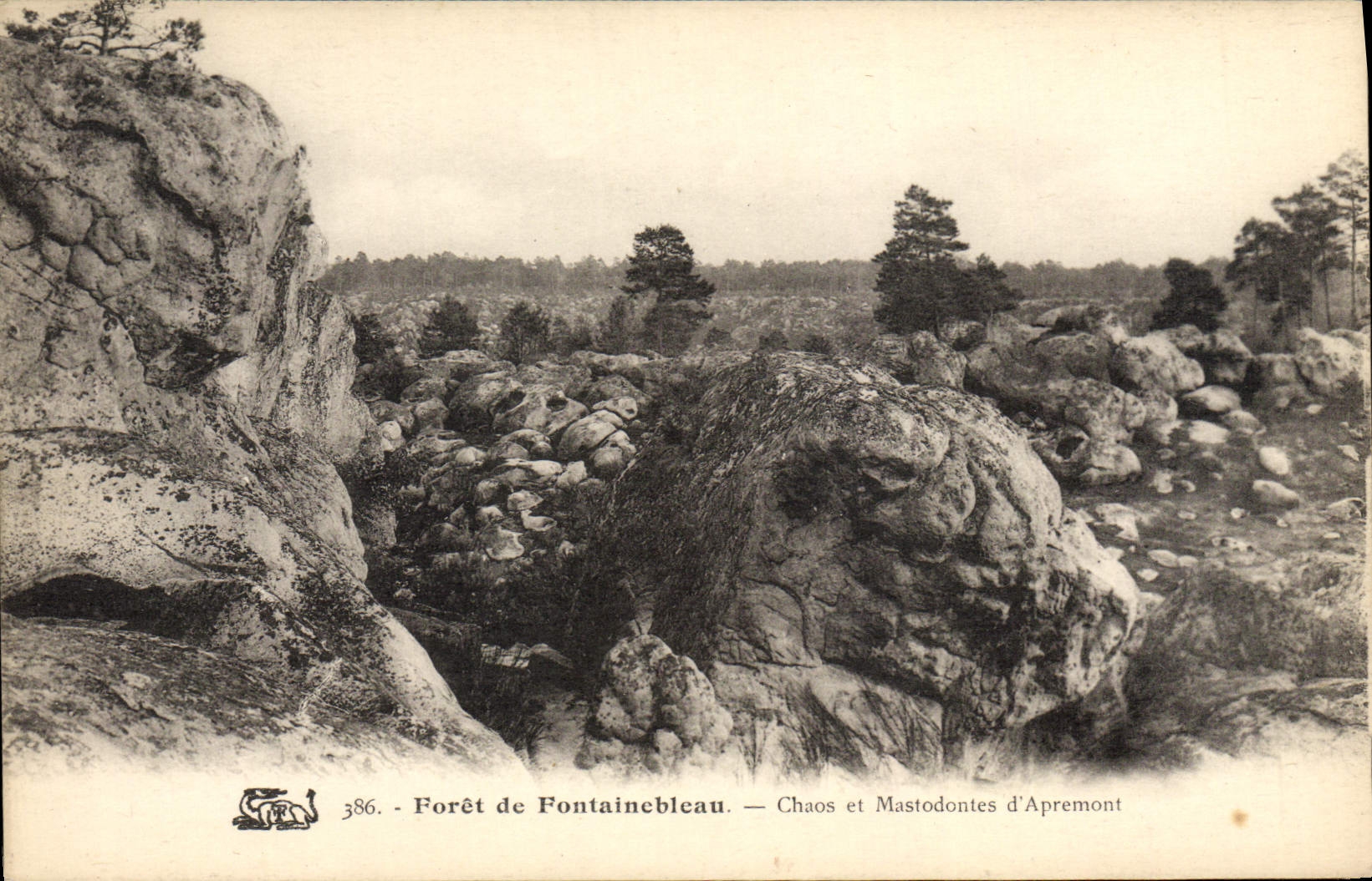 CPA Foret De Fontainebleau Chaos Et Mastodontes d'Apremont