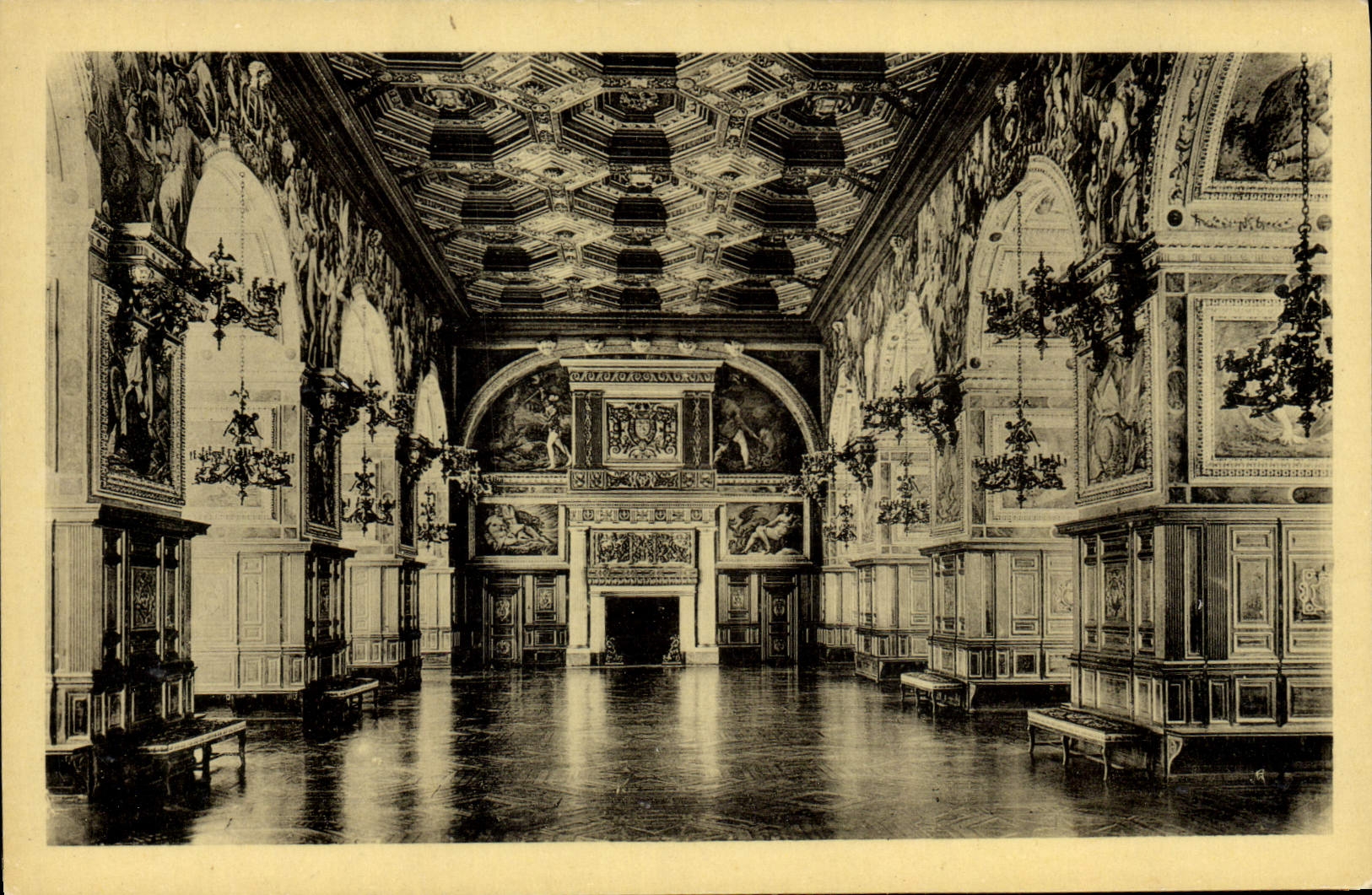 CPA Chateau De Fontainebleau Galerie Henri II