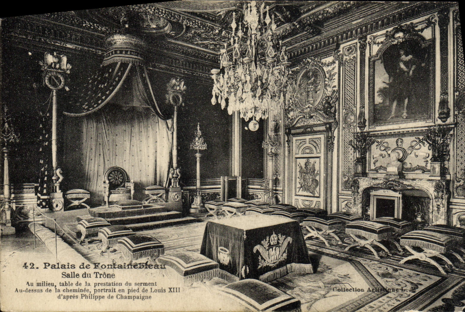 CPA Palais De Fontainebleau Salle Du Trone