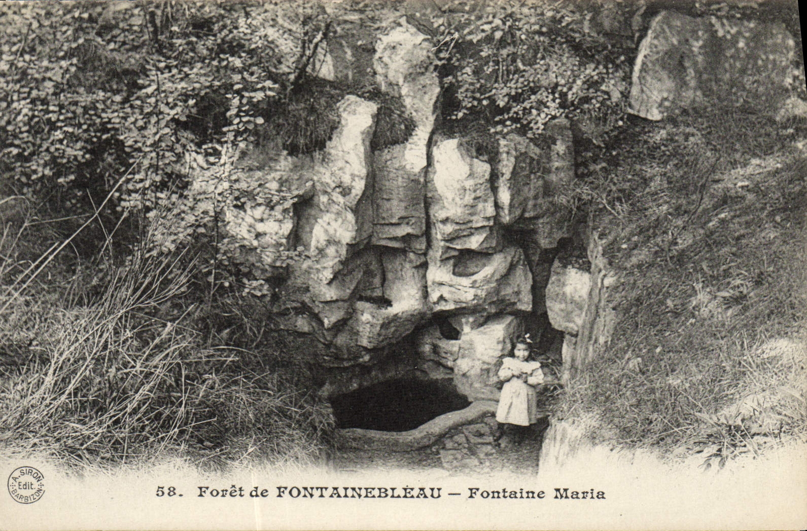CPA Foret De Fontainebleau Fontaine Maria