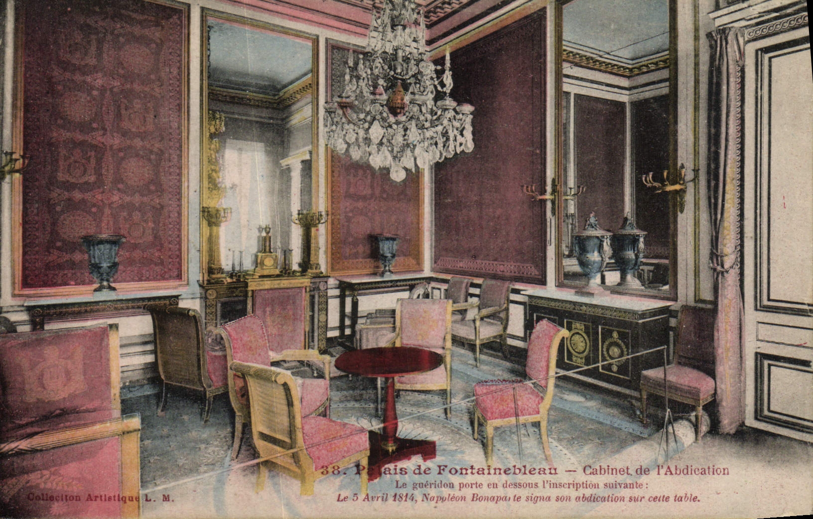 CPA Palais De Fontainebleau Cabinet De l'Abdication