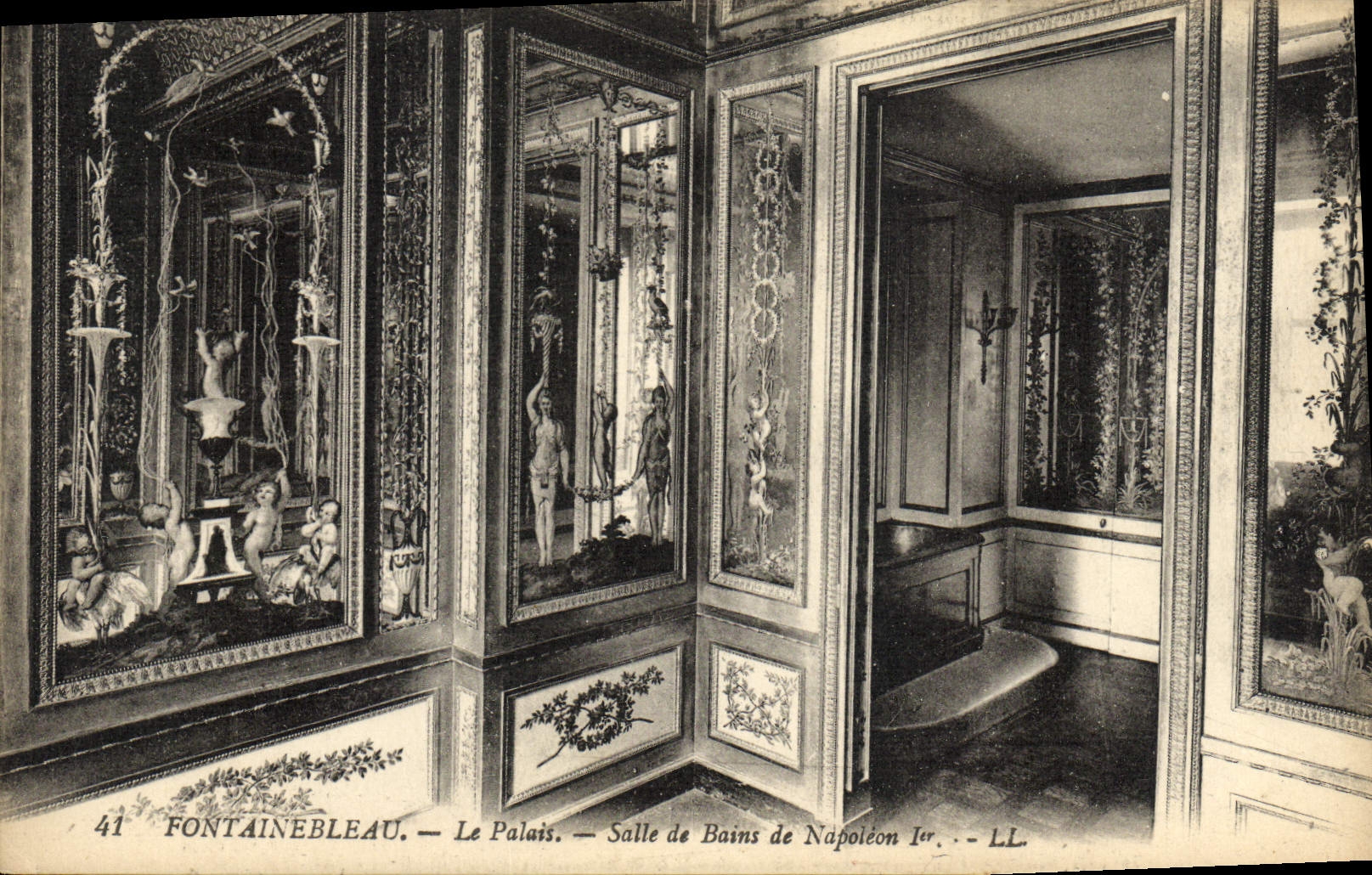 CPA Fontainebleau Le Palais Salle De Bains De Napoleon 1er