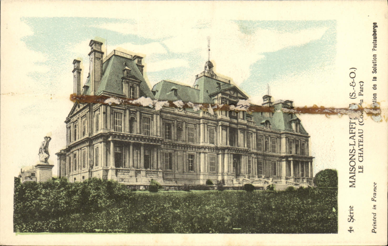 CPA Maisons Laffitte Le Chateau