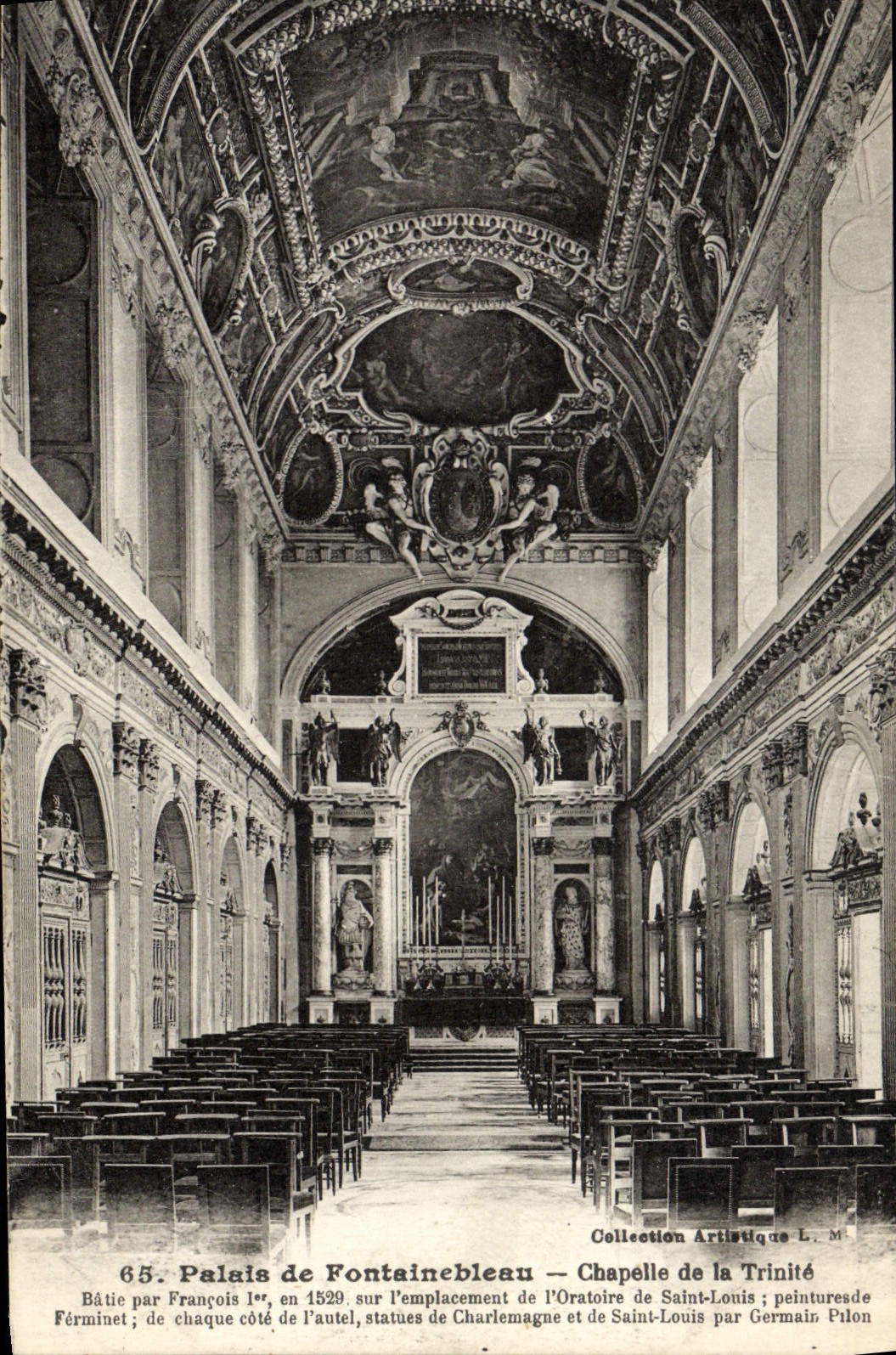 CPA Palais De Fontainebleau Chapelle De La Trinite