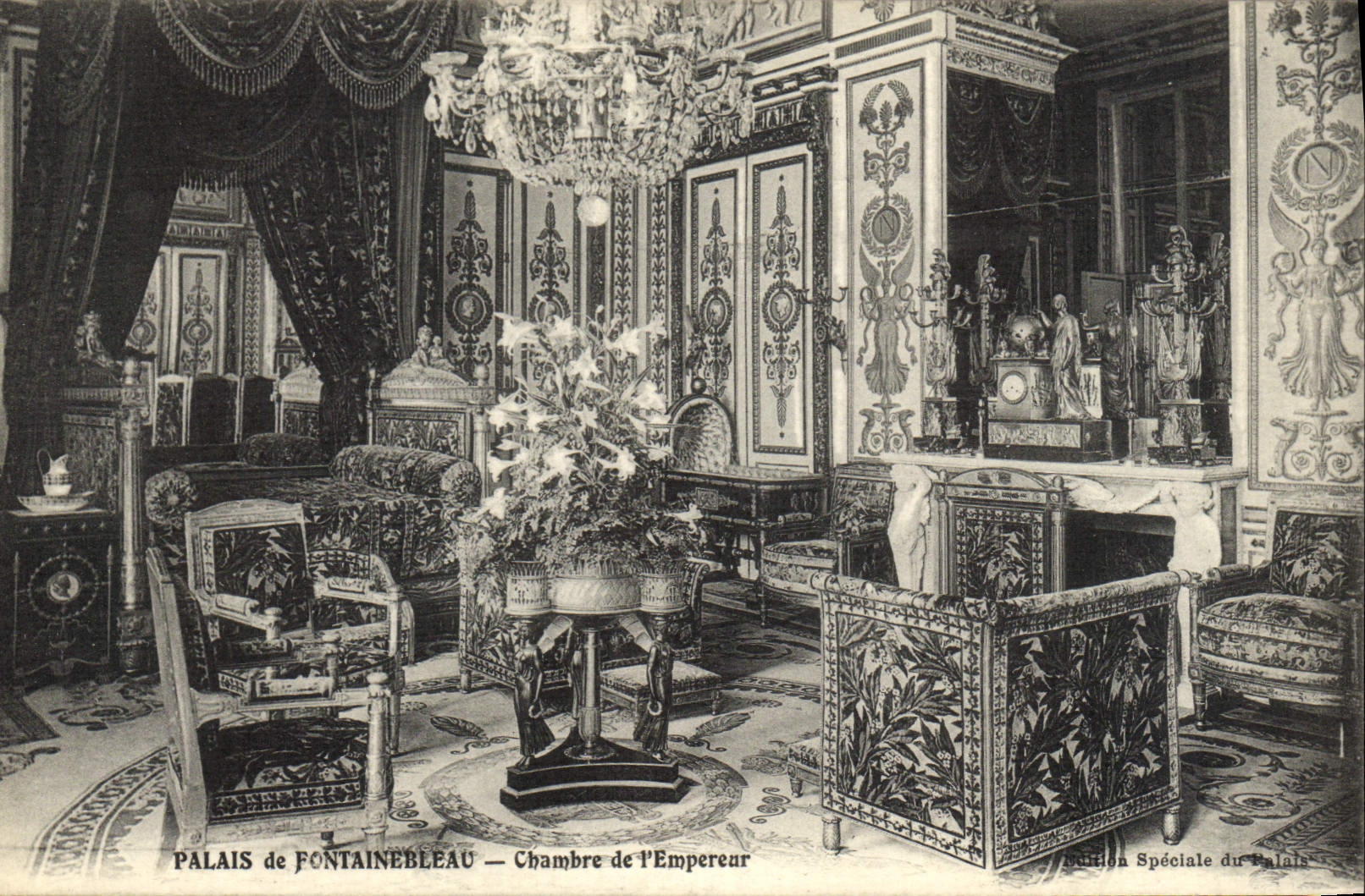 CPA Palais De Fontainebleau Chambre De l'Empereur