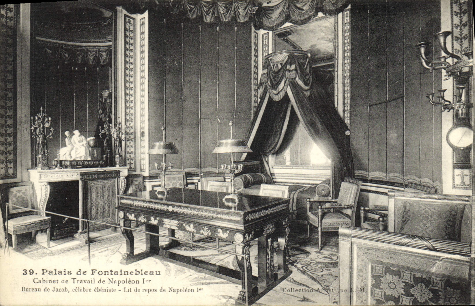 CPA Palais De Fontainebleau Cabinet de travail de Napoleon 1er