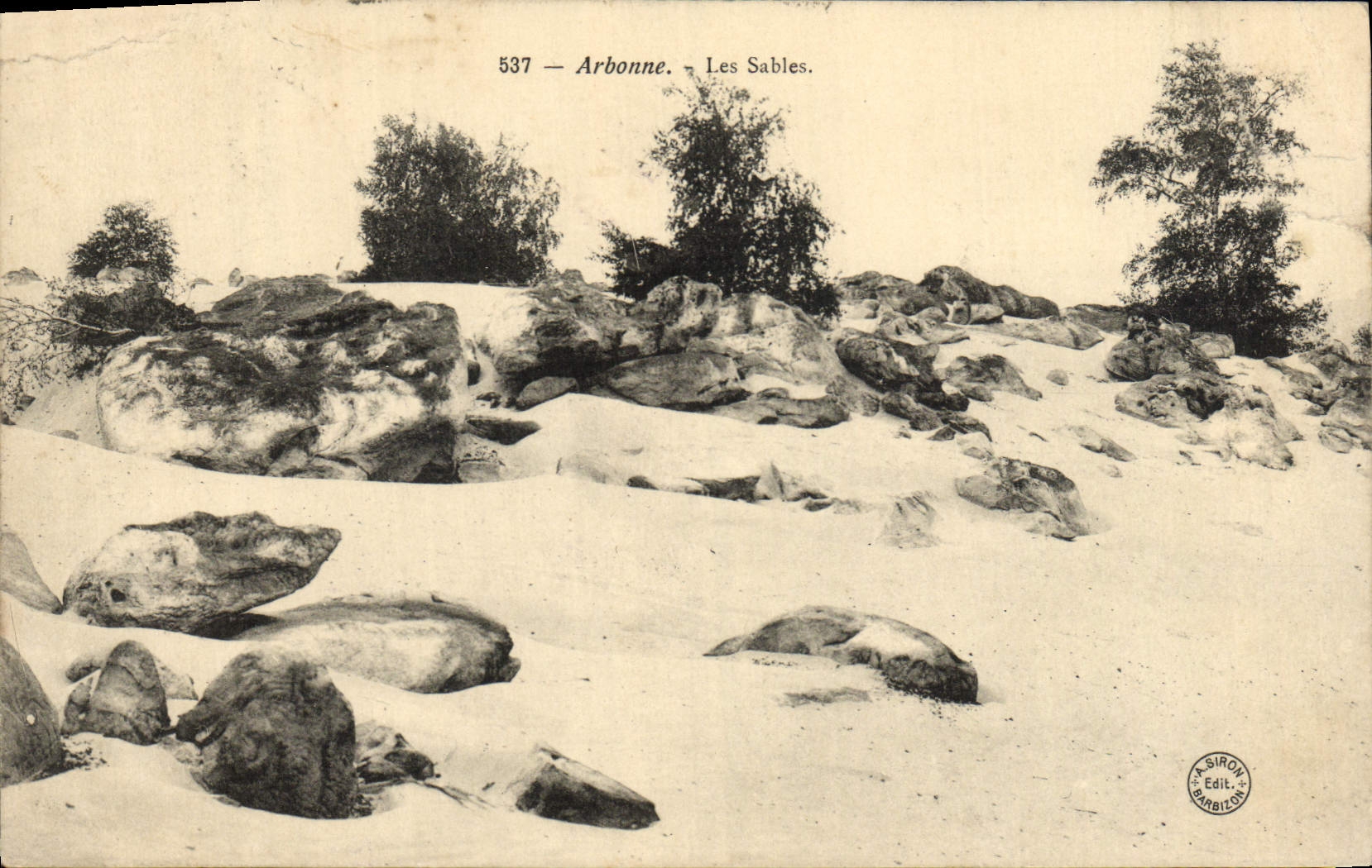 VINTAGE POSTCARD Arbonne Sands