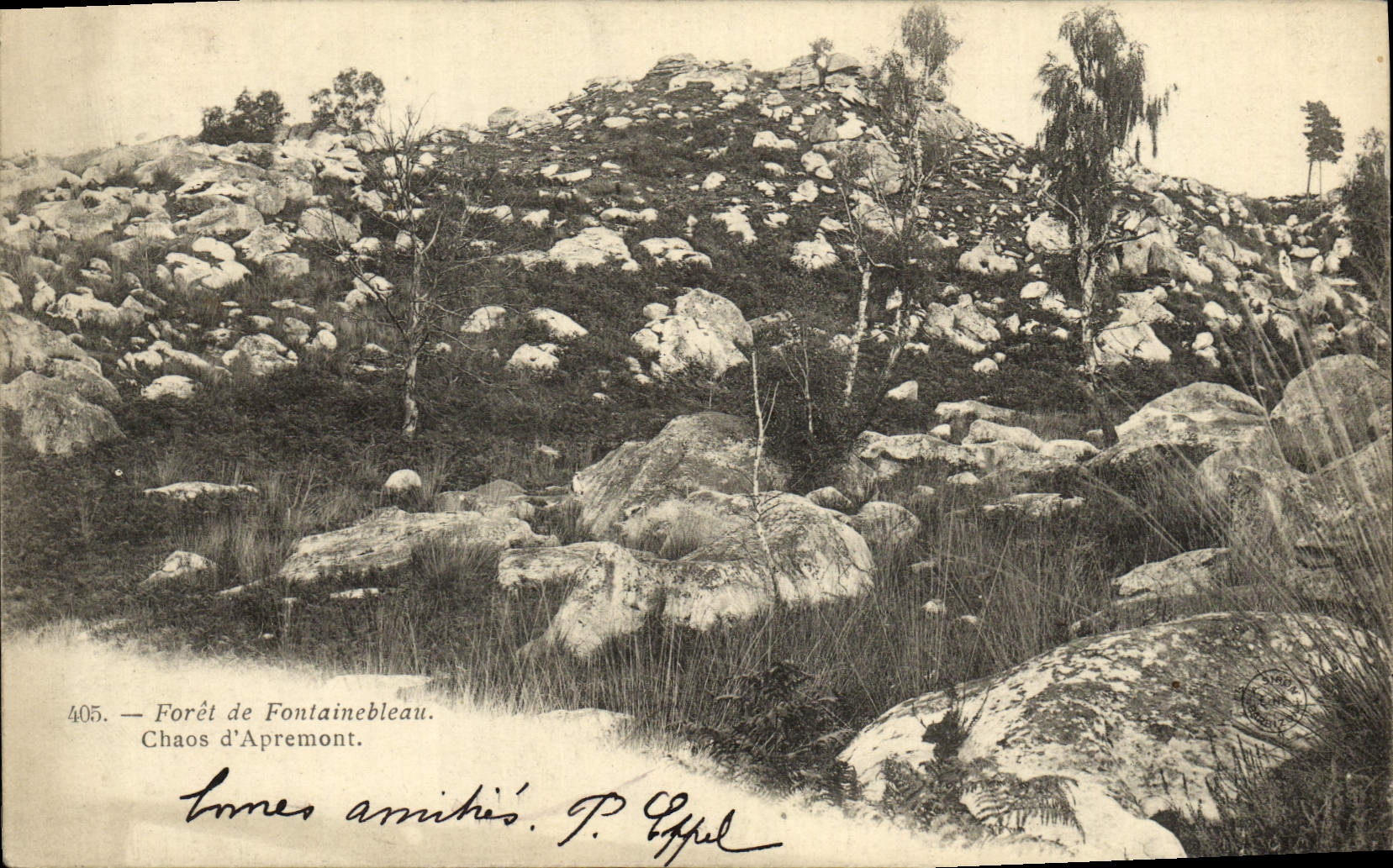 CPA Foret De Fontainebleau Chaos D'Apremont