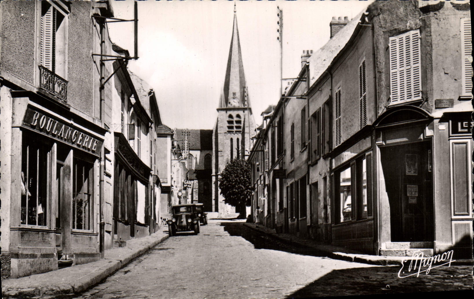 MODERN CARD Thatches In Brie Street Foix And Eglise Bakery