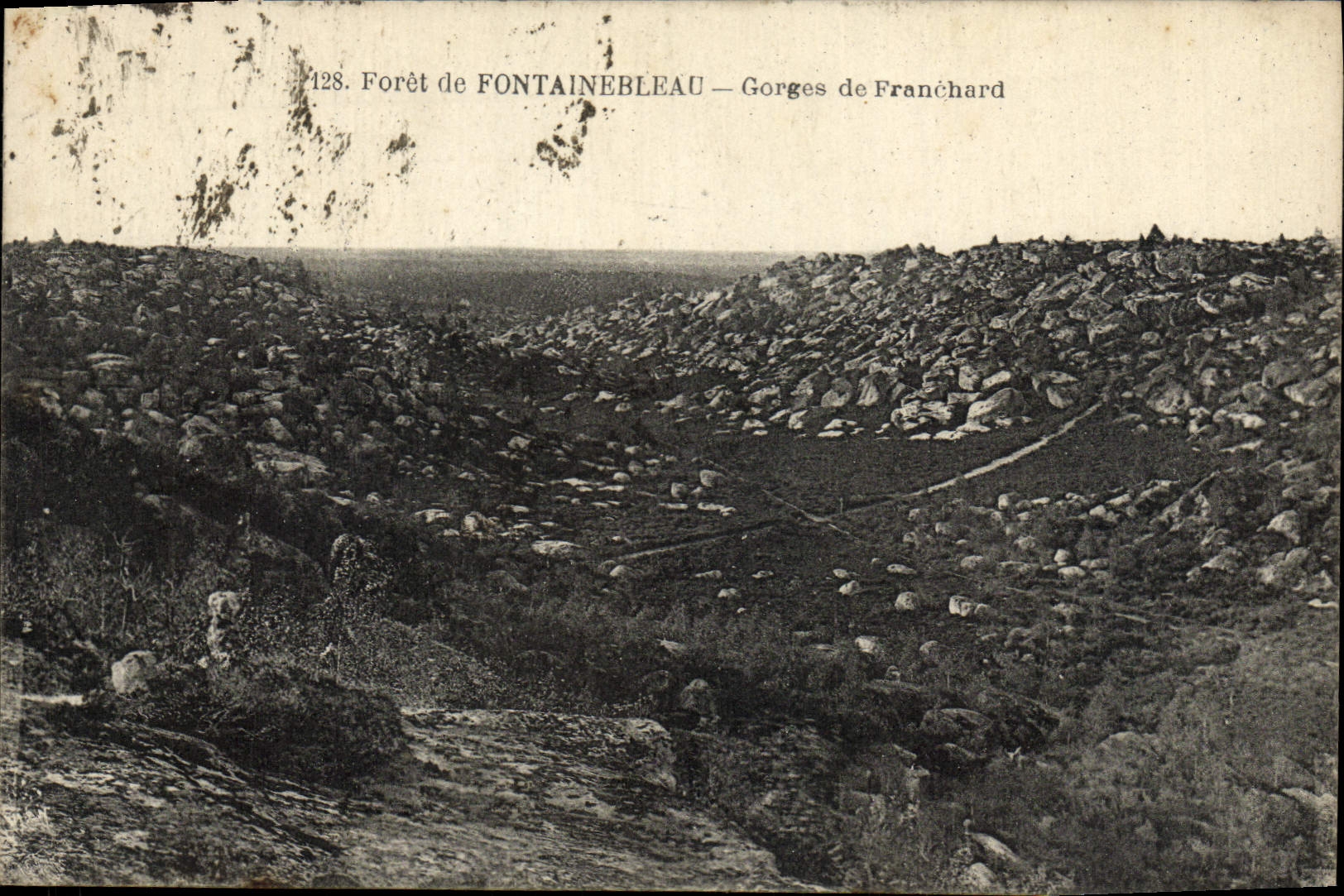 CPA Foret de Fontainebleau Gorges de Franchard