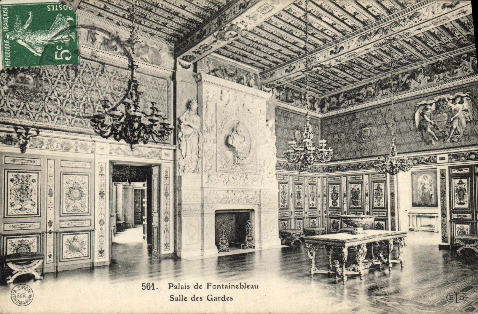 CPA Foret de Fontainebleau Salle des Gardes