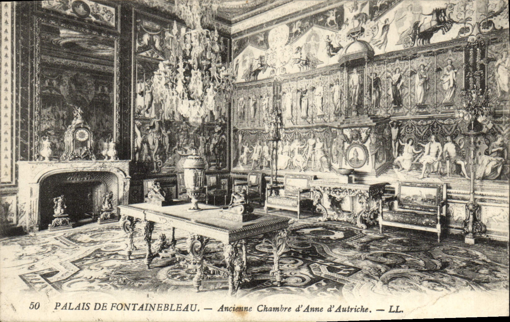 CPA Palais de Fontainebleau Ancienne chambre d'Anne d'Autriche