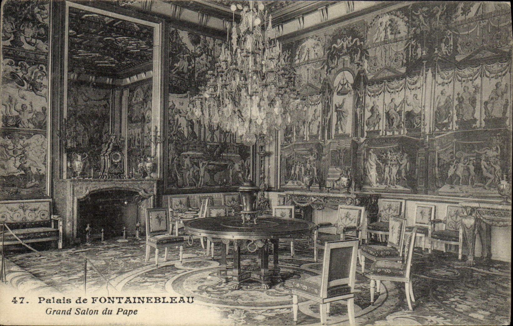 CPA Palais De Fontainebleau Grand Salon Du Pape