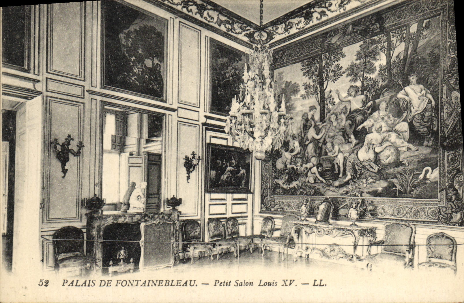 CPA Palais De Fontainebleau Petit Salon Louis XV