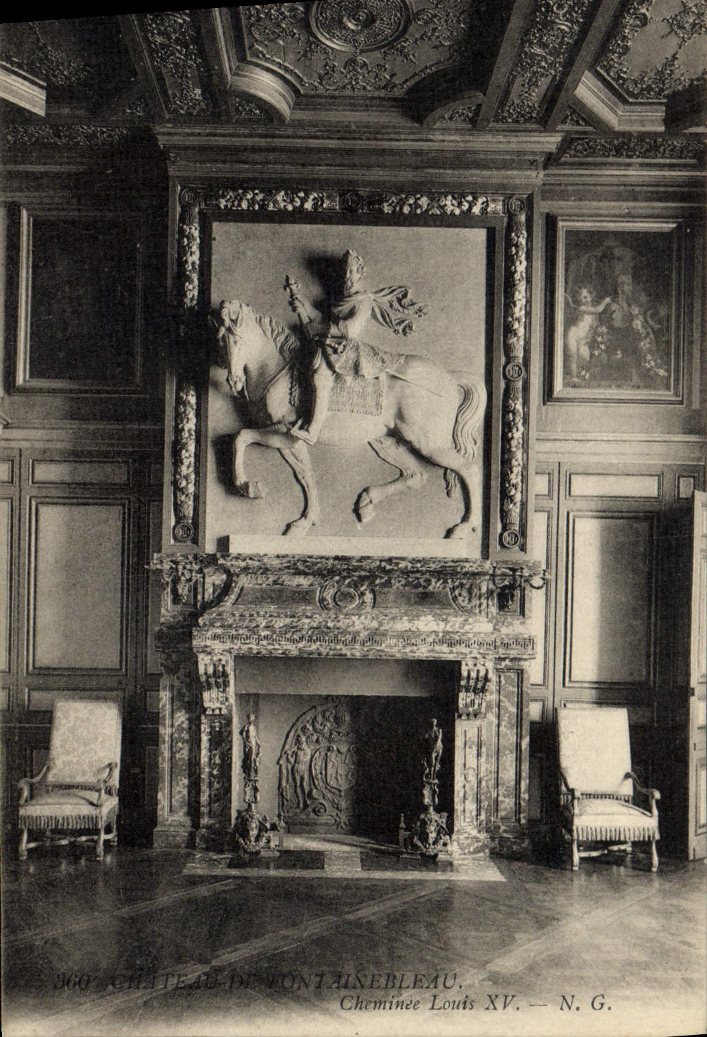 CPA Palais De Fontainebleau Cheminee Louis XV