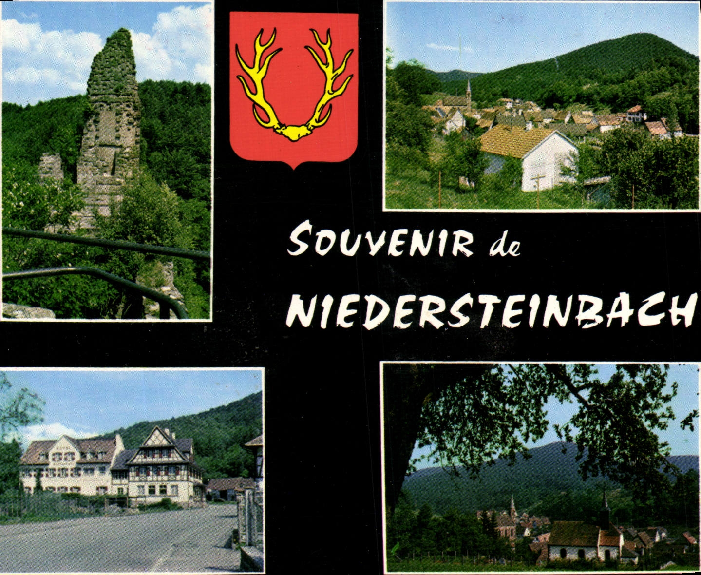 MODERN CARD To remember De Niedersteinbach