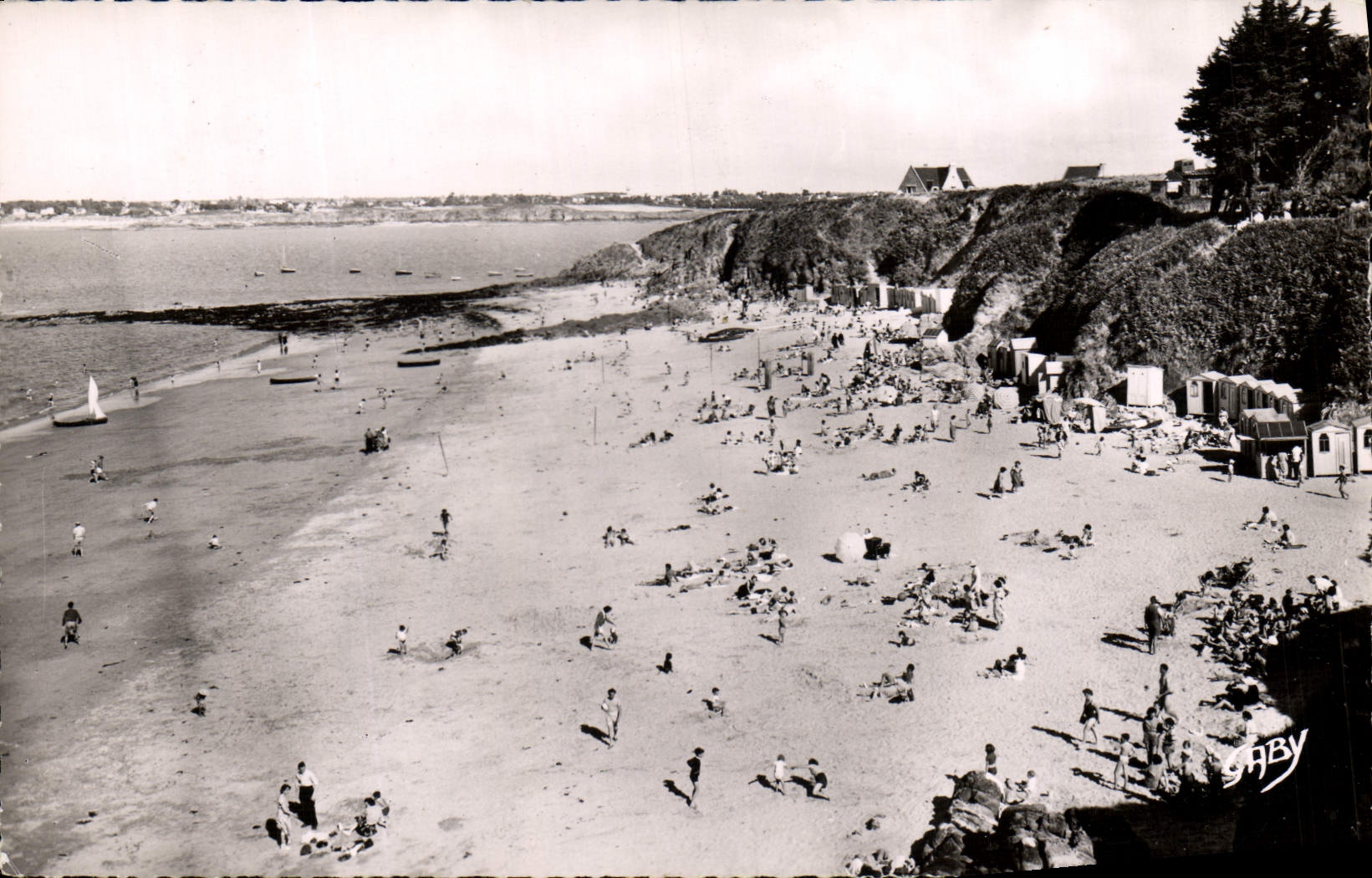 MODERN CARD St Jacut Of the Sea Beach Of Rougeret